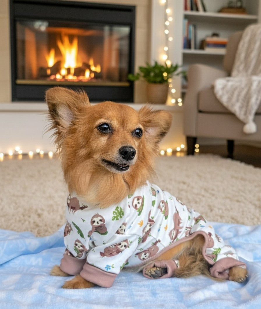 Soft Dog Pajamas - Sloths
