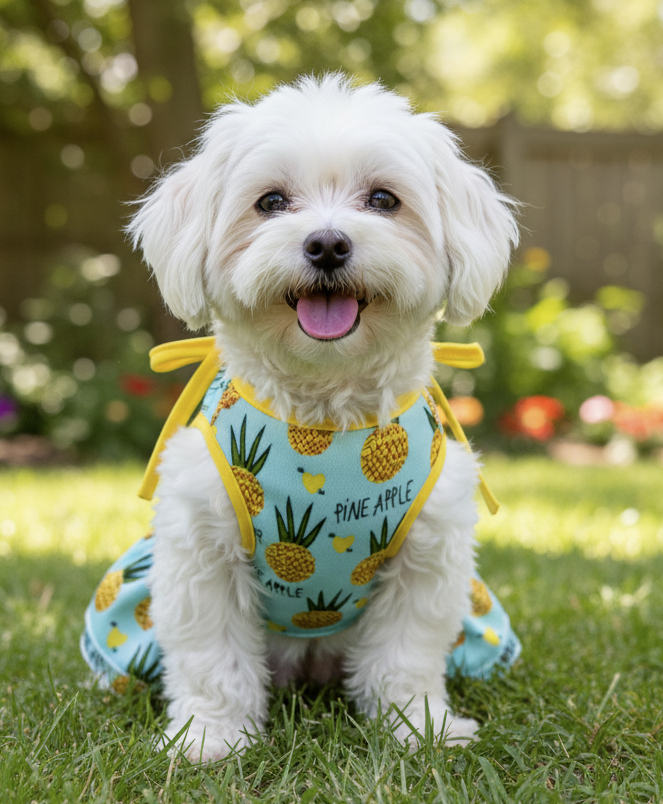 Pineapple Dog Dress