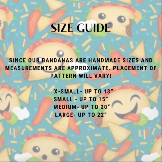 Taco Tuesday Dog Bandana