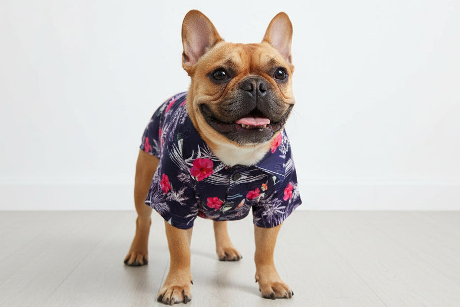 Hawaiian Camp Shirt - Moonlight Sails