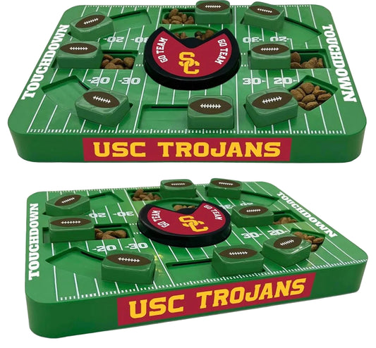 Pets First USC NCAA Large Puzzle Toy - Interactive Dog Treat & Slow Feeding Toy