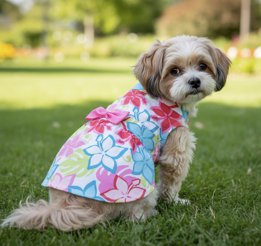 Floral Dog Dress