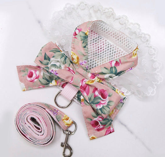 Floral Lace Harness Set